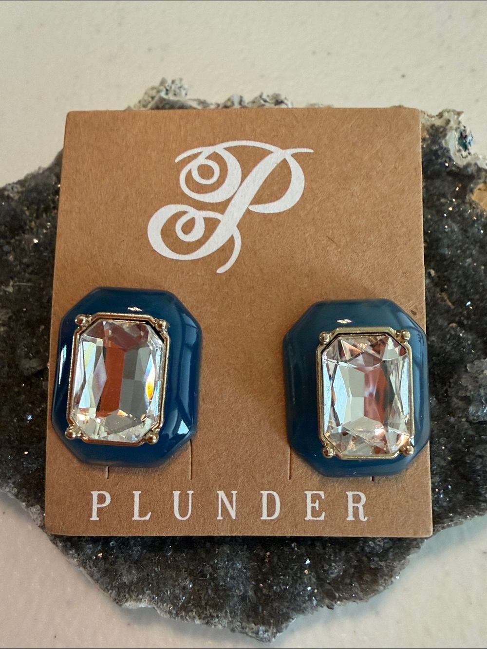 Plunder Earrings (teal/blue)